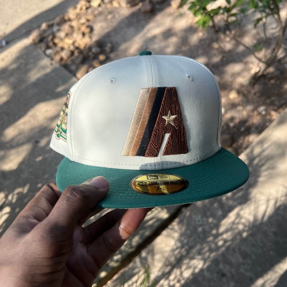 Houston Astros New Era Cooperstown Collection Camp 59FIFTY Fitted Hat - White